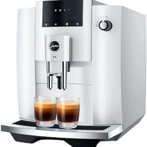 Jura E4 Piano White Automatic Coffee Machine