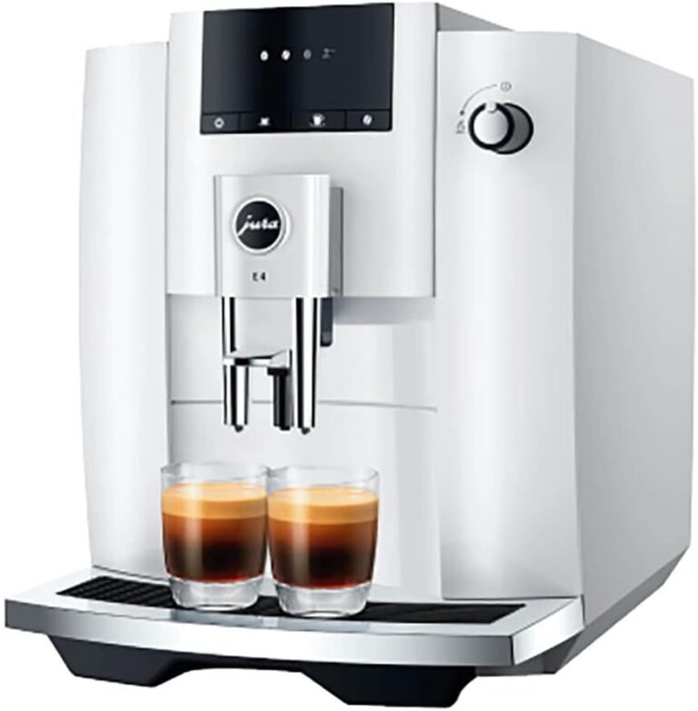 Jura E4 Piano White Automatic Coffee Machine