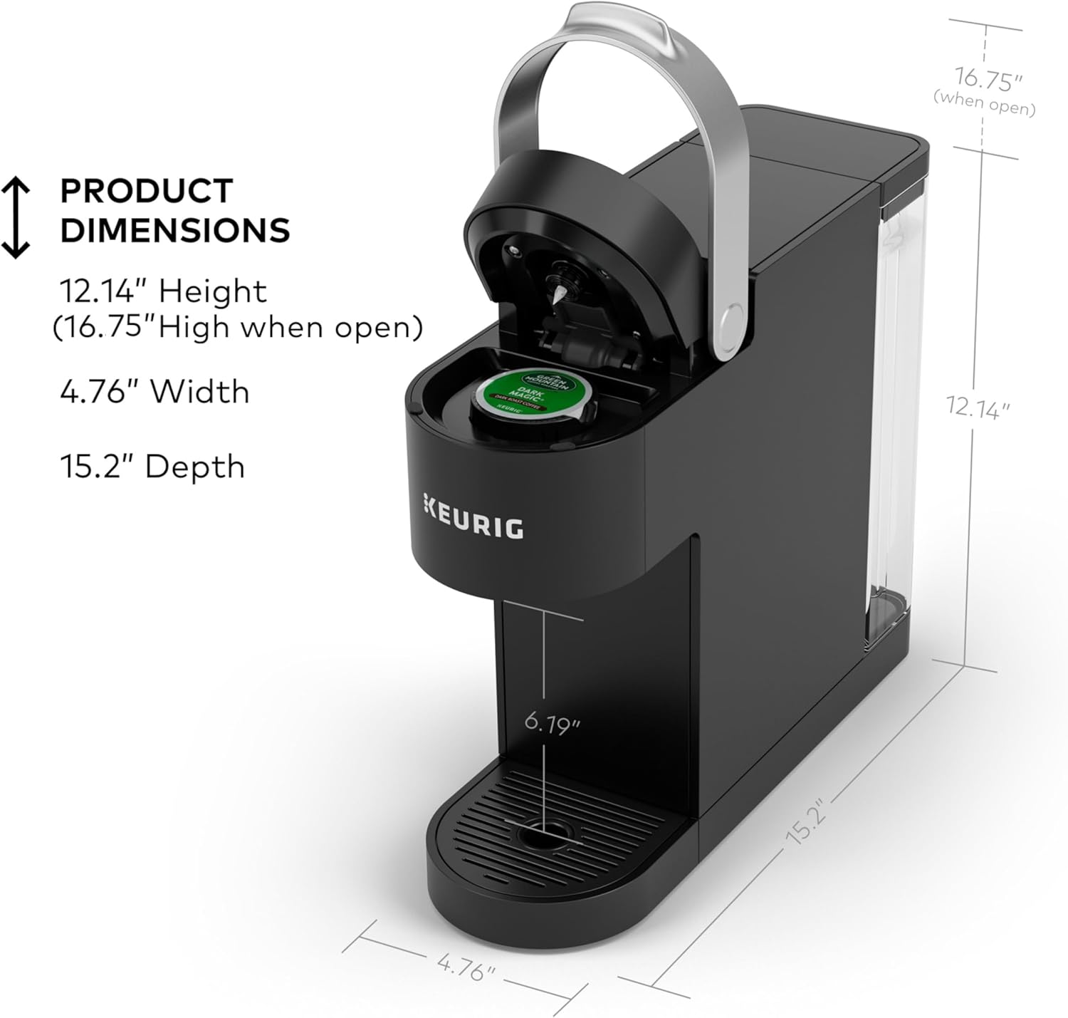 Keurig K-Slim Single Serve K-Cup Pod Coffee Maker