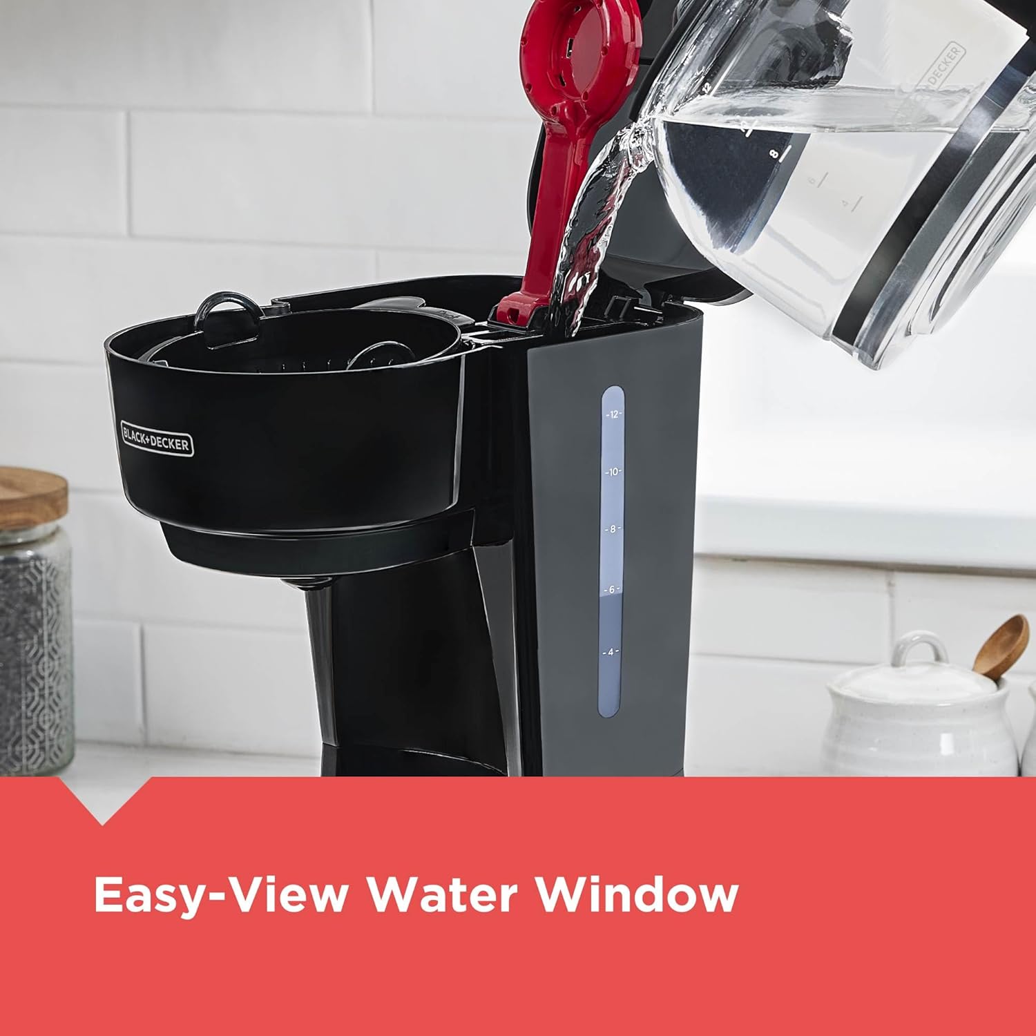 BLACK+DECKER 12-Cup Coffee Maker with Easy On/Off Switch