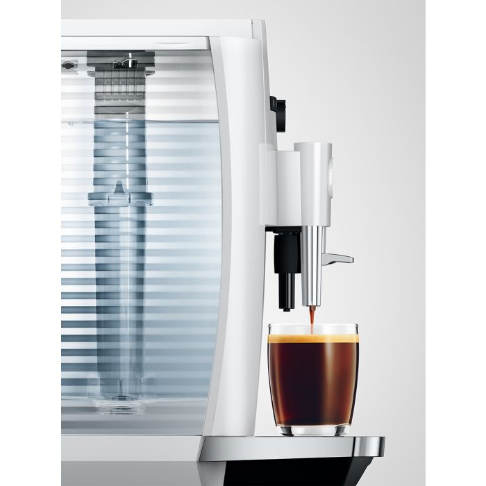 Jura E4 Piano White Automatic Coffee Machine