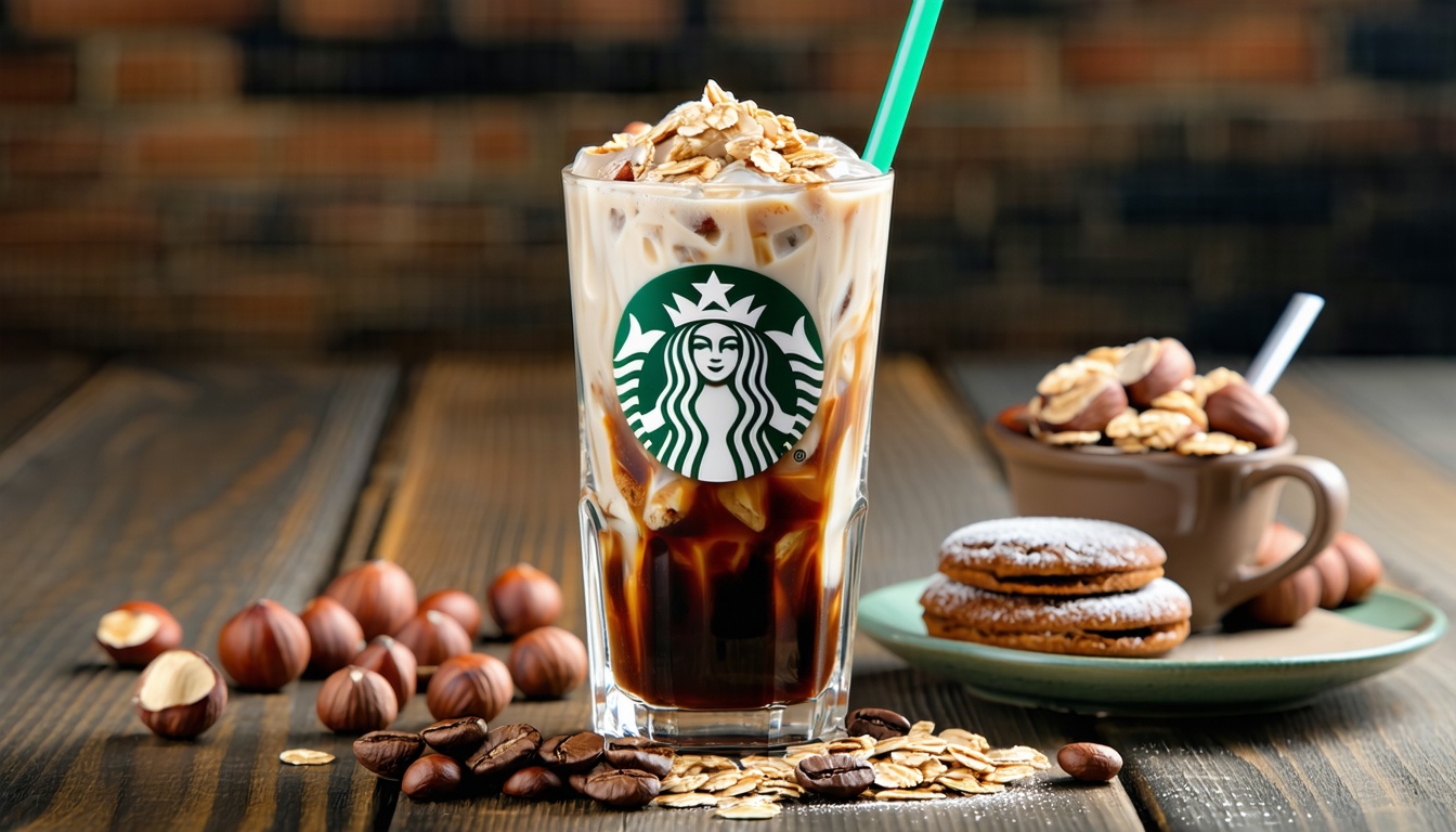 starbucks iced hazelnut oatmilk shaken espresso