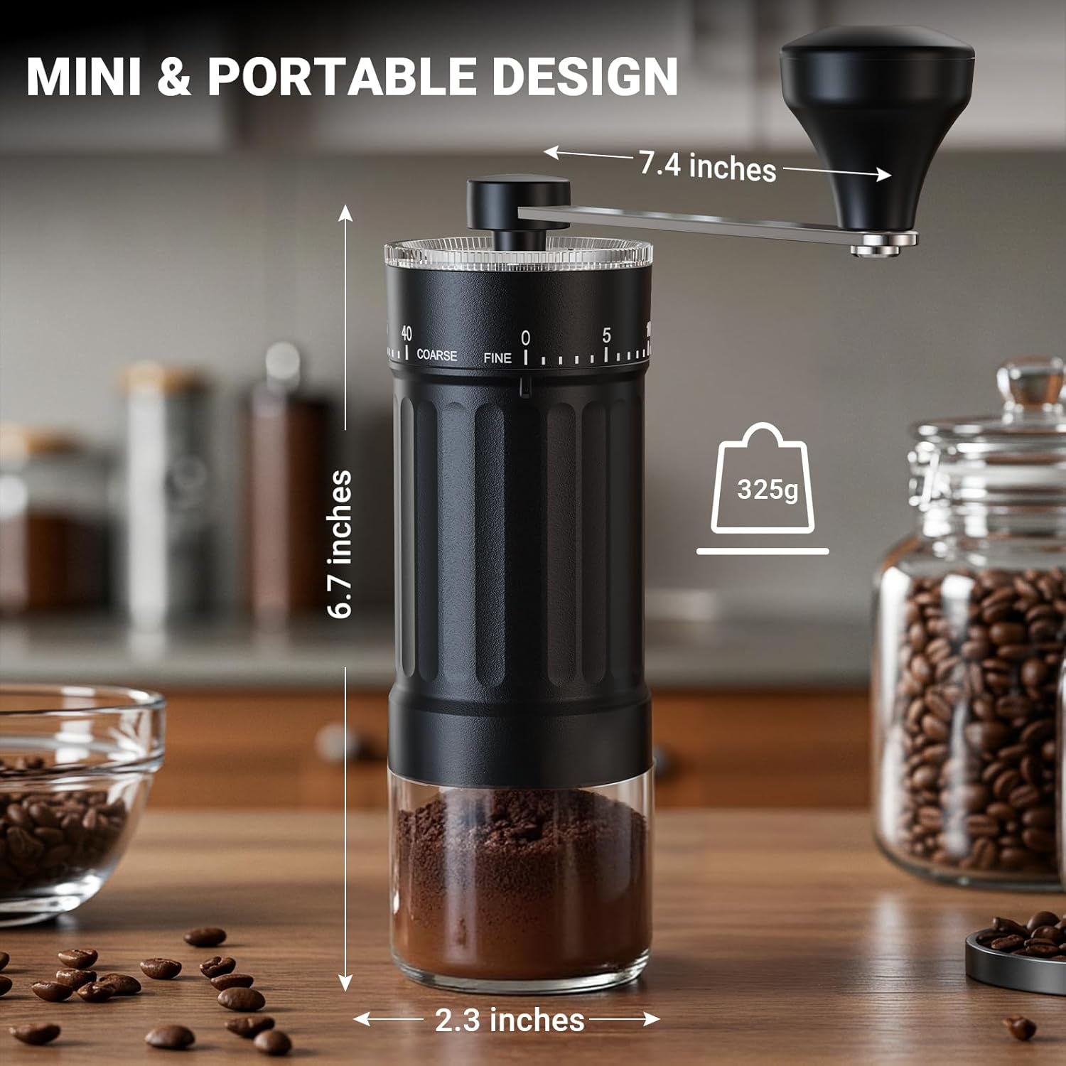 CEVING Mini Manual Coffee Grinder