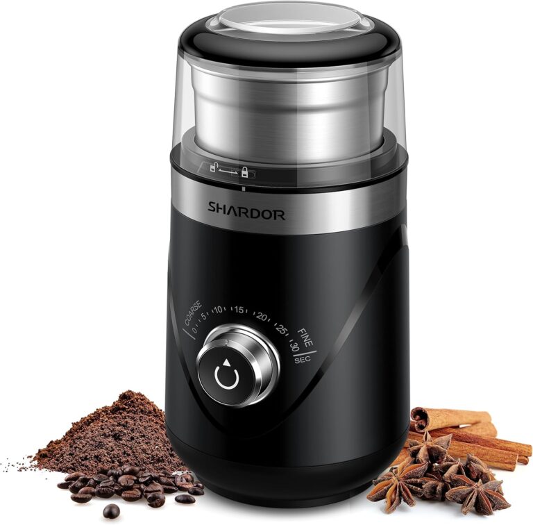 SHARDOR Electric Super Silent Blade Coffee Grinder