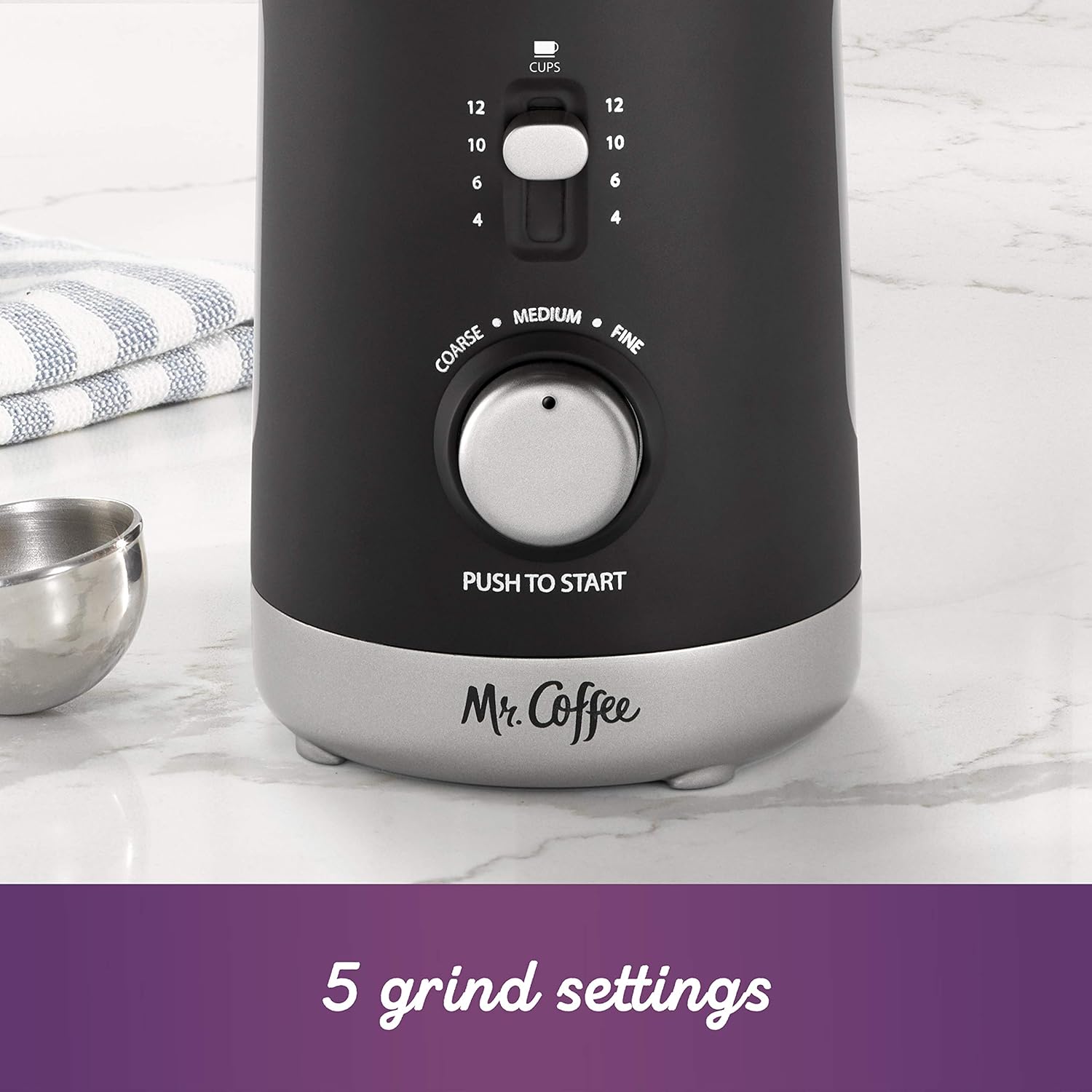 Mr. Coffee Multi-Grind 18-Cup Automatic Coffee Grinder