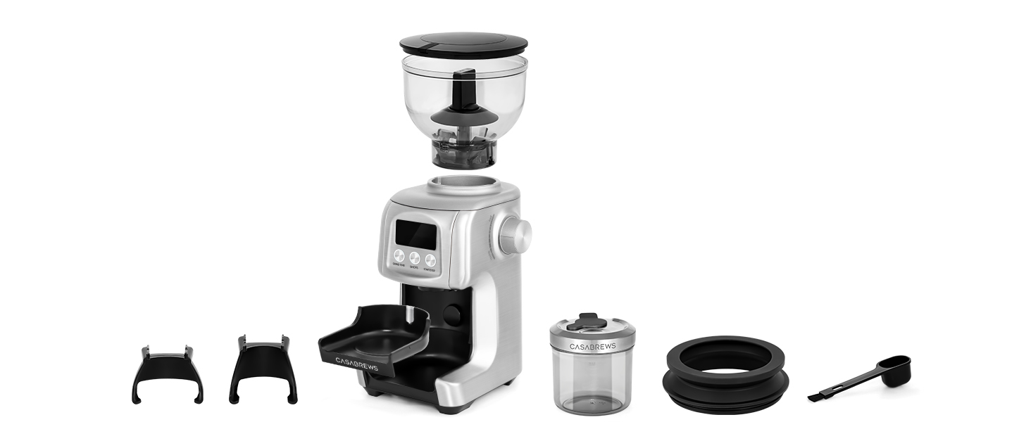 CASABREWS Tornado Electric Conical Burr Coffee Grinder