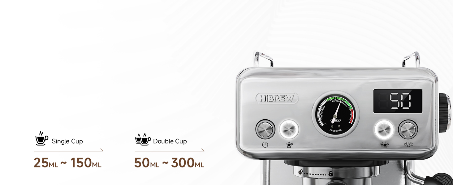 HIBREW H10A - 58mm Espresso Machine