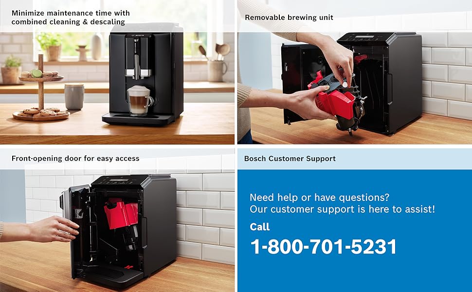 Bosch 300 Series Fully Automatic Espresso Machine – Black