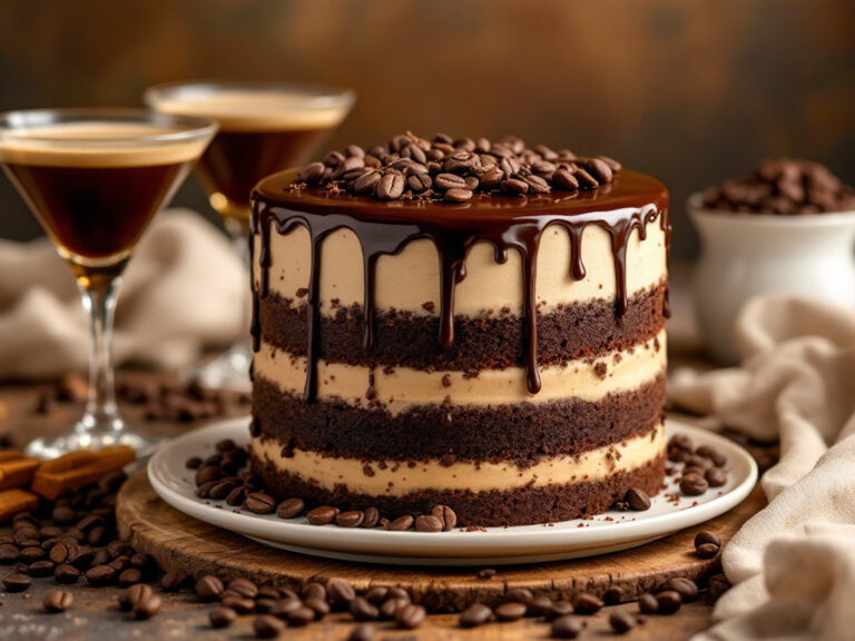 espresso martini layer cake recipe