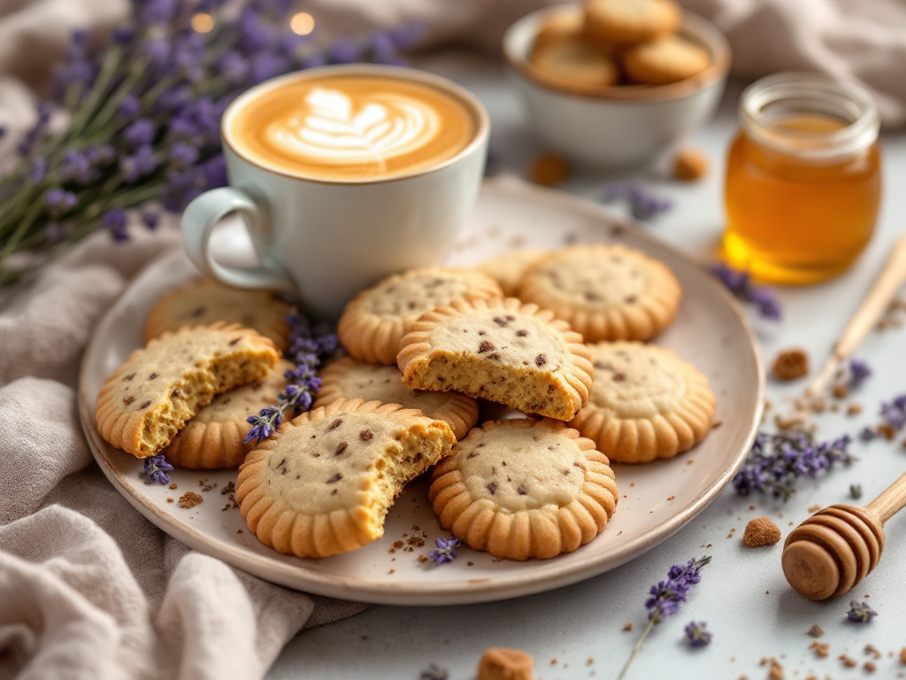 honey lavender latte cookies recipe