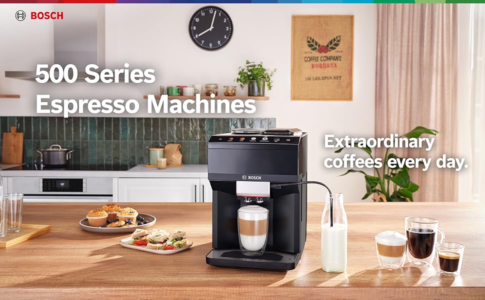 Bosch 500 Series Fully Automatic Espresso and Coffee Machine