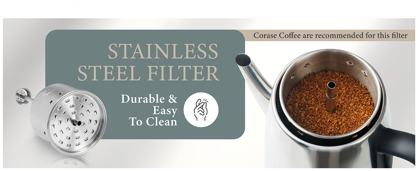 Moss & Stone Electric Coffee Percolator