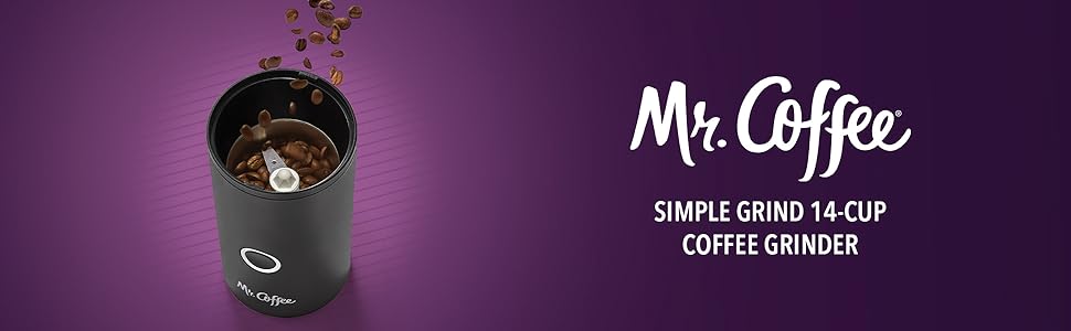 Mr. Coffee Simple Grind 14 Cup Coffee Grinder
