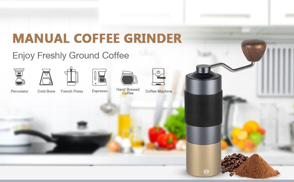 HEIHOX Manual Coffee Grinder