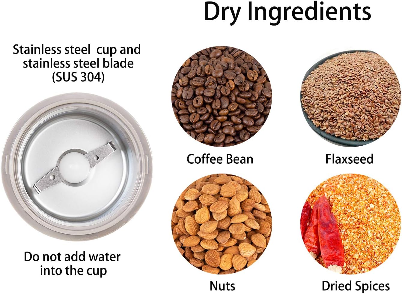 DR MILLS DM-7441 Electric Coffee and Spice Grinder