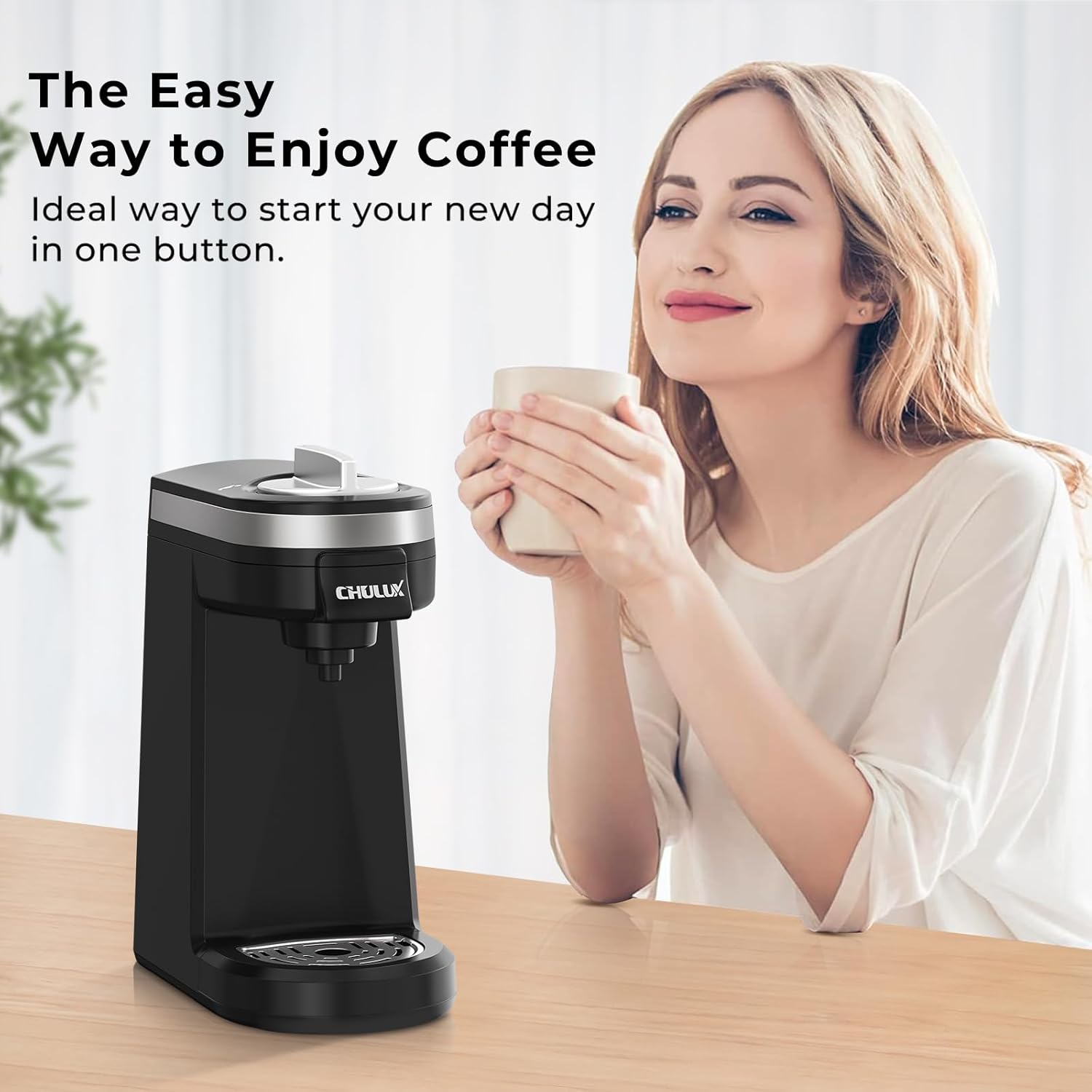 CHULUX Single Serve Coffee Maker