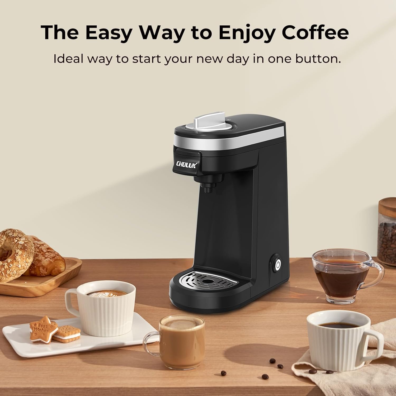 CHULUX Single Serve Coffee Maker