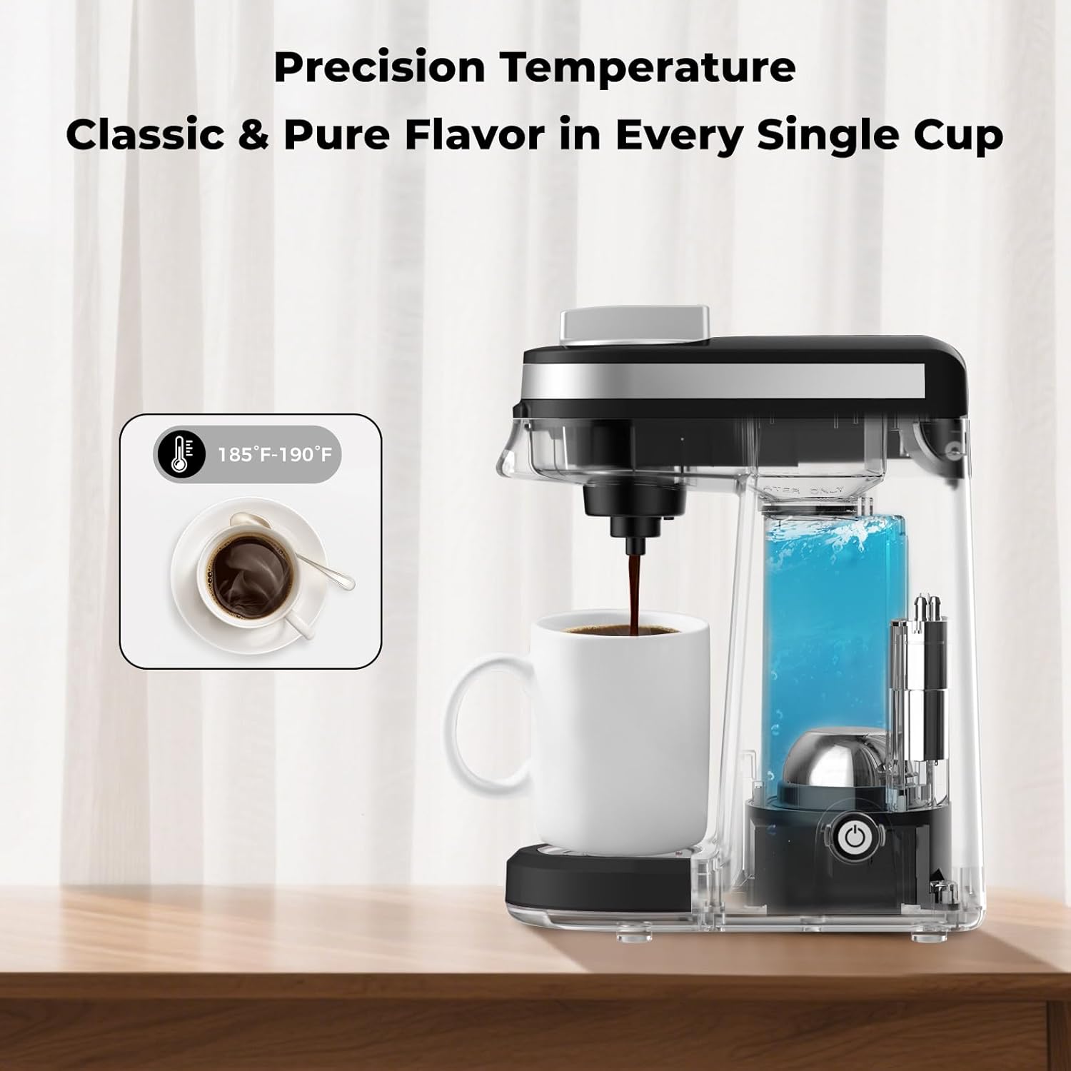 CHULUX Single Serve Coffee Maker