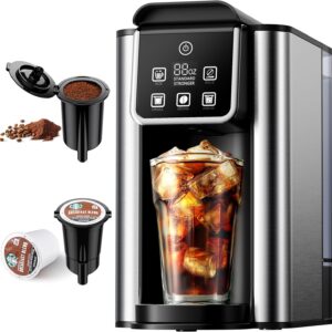 KIDISLE Hot & Iced Single Serve Coffee Maker