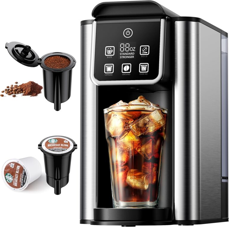 KIDISLE Hot & Iced Single Serve Coffee Maker
