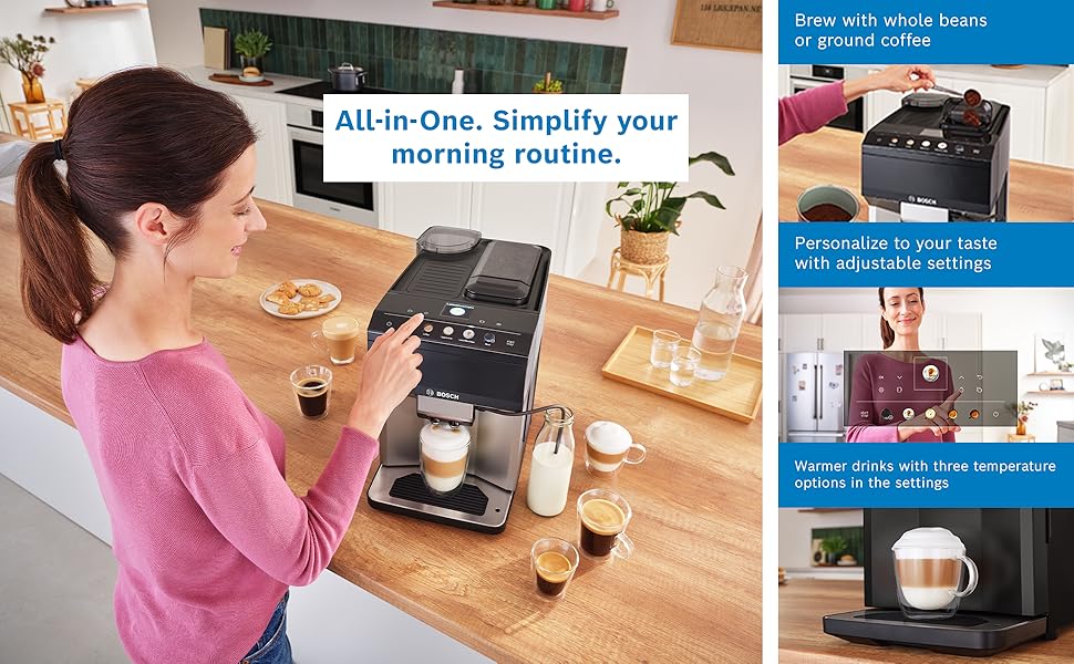 Bosch 500 Series Fully Automatic Espresso and Coffee Machine