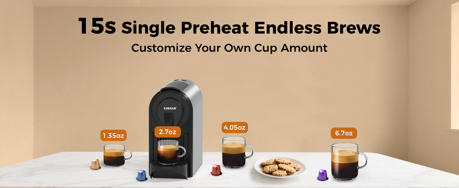 CHULUX Compact Espresso Machine