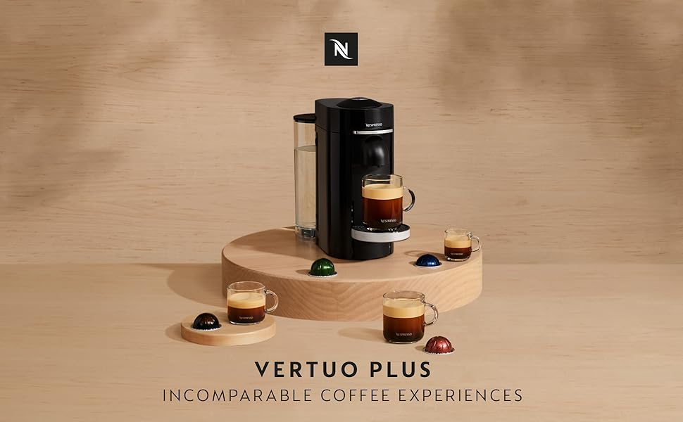 Nespresso VertuoPlus Deluxe Coffee and Espresso Maker by De'Longhi