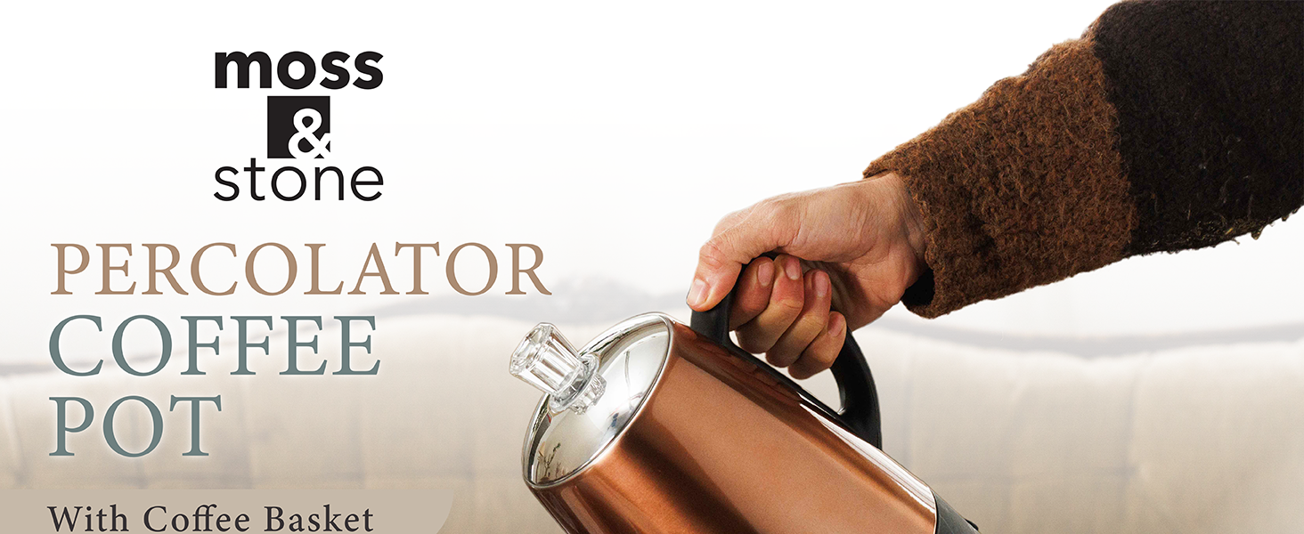 Moss & Stone Electric Coffee Percolator