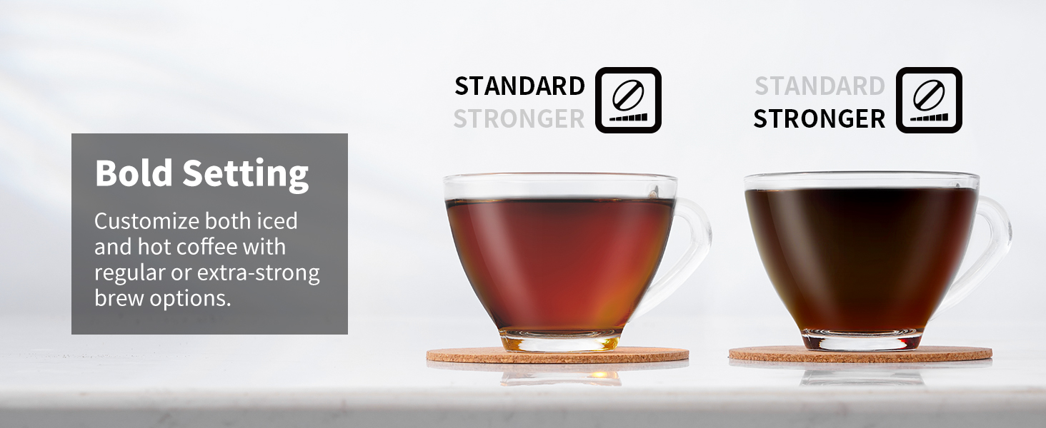 KIDISLE Hot & Iced Single Serve Coffee Maker