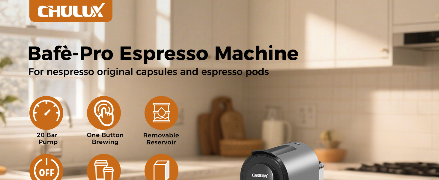 CHULUX Compact Espresso Machine