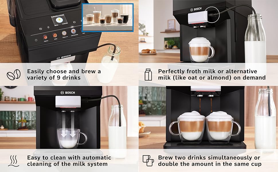 Bosch 500 Series Fully Automatic Espresso and Coffee Machine