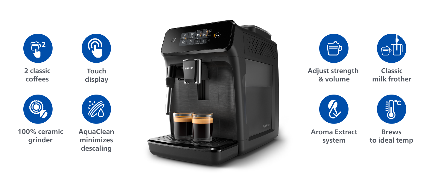 PHILIPS 1200 Series Fully Automatic Espresso Machine