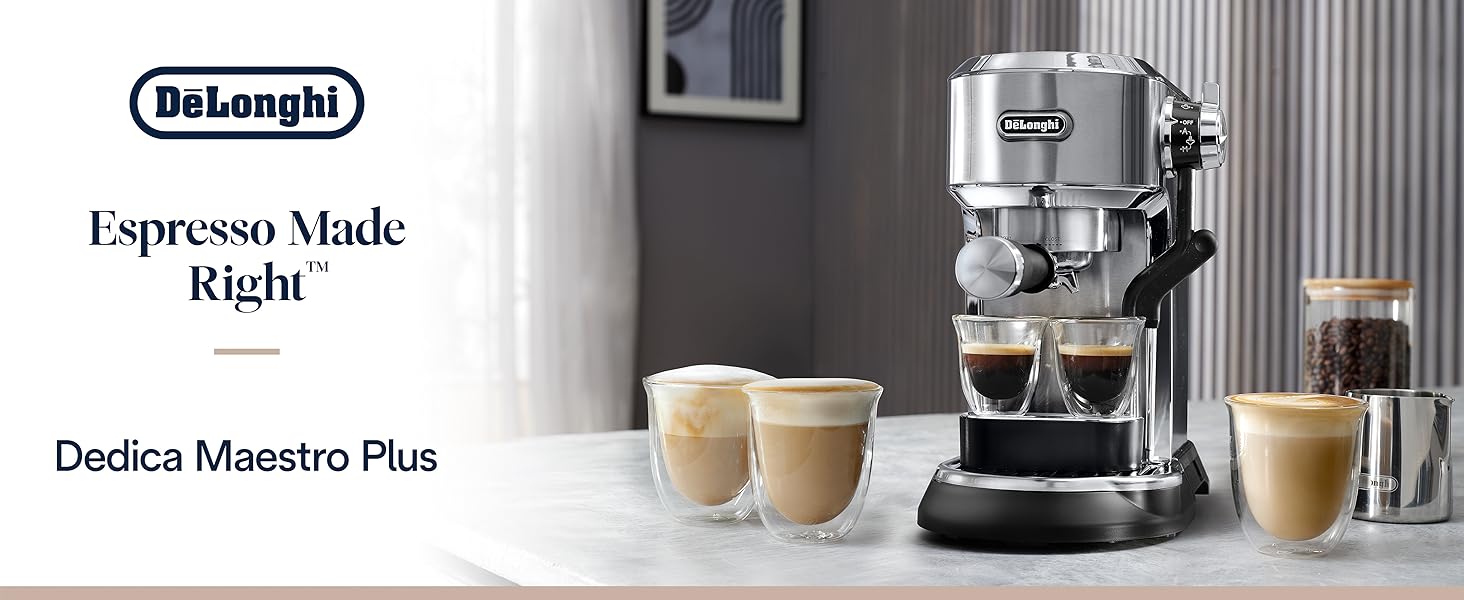 De'Longhi Dedica Maestro Plus Espresso Machine
