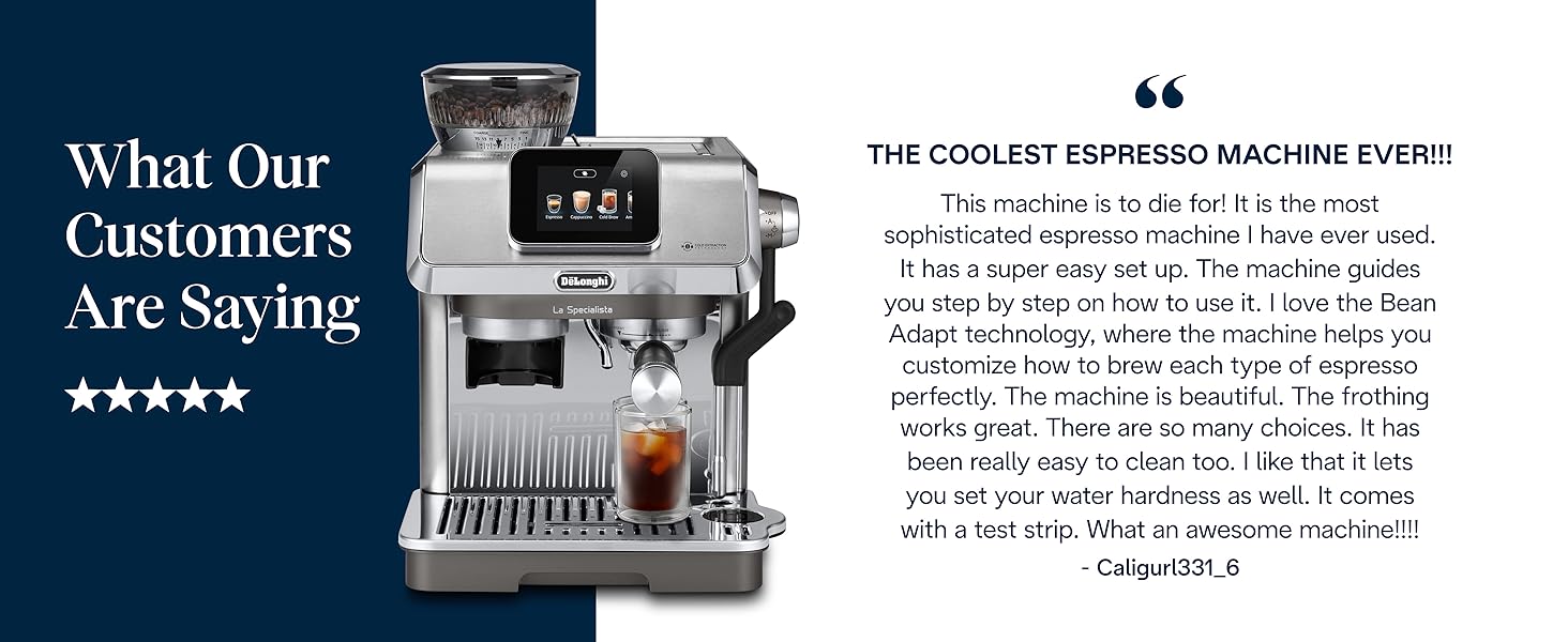 De'Longhi La Specialista Touch Espresso Machine