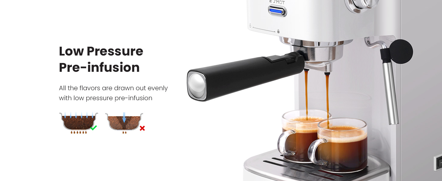 Gevi 20 Bar Professional Espresso Machine for Home