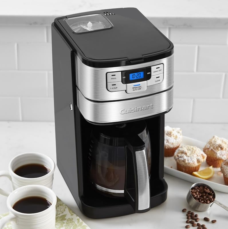 Cuisinart Automatic Grind & Brew 12-Cup Coffee Maker with Blade Grinder