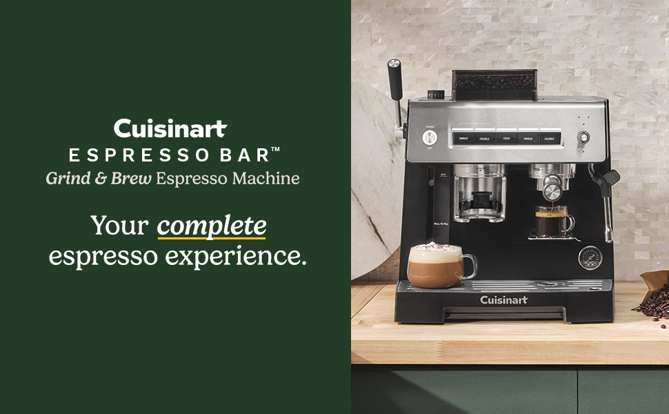 Cuisinart Espresso Bar Grind & Brew Espresso Machine
