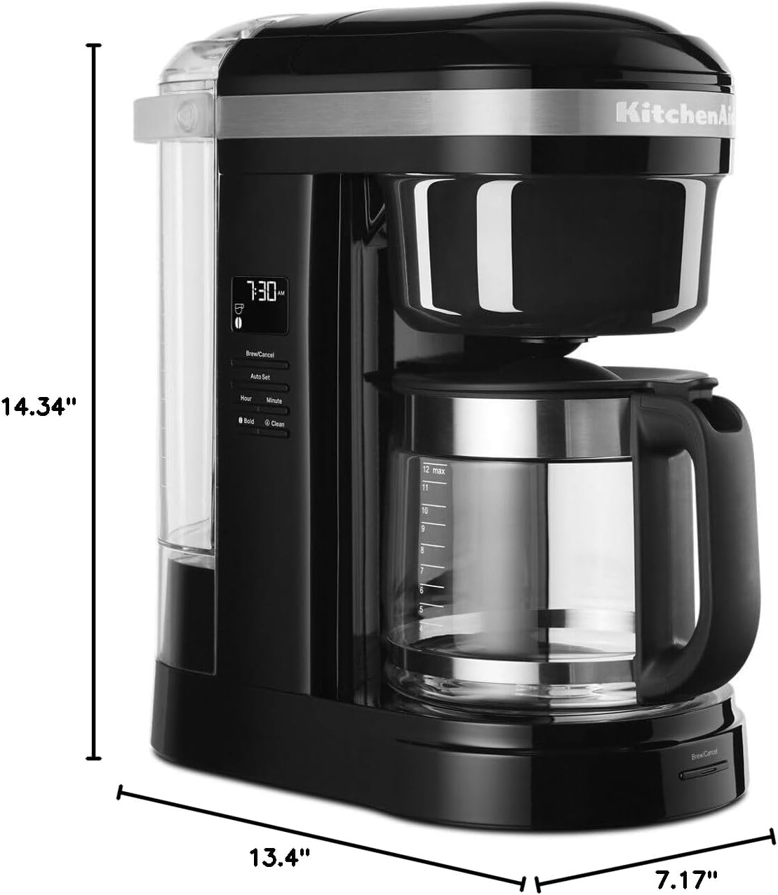 KitchenAid 12 Cup Drip Coffee Maker with Spiral Showerhead