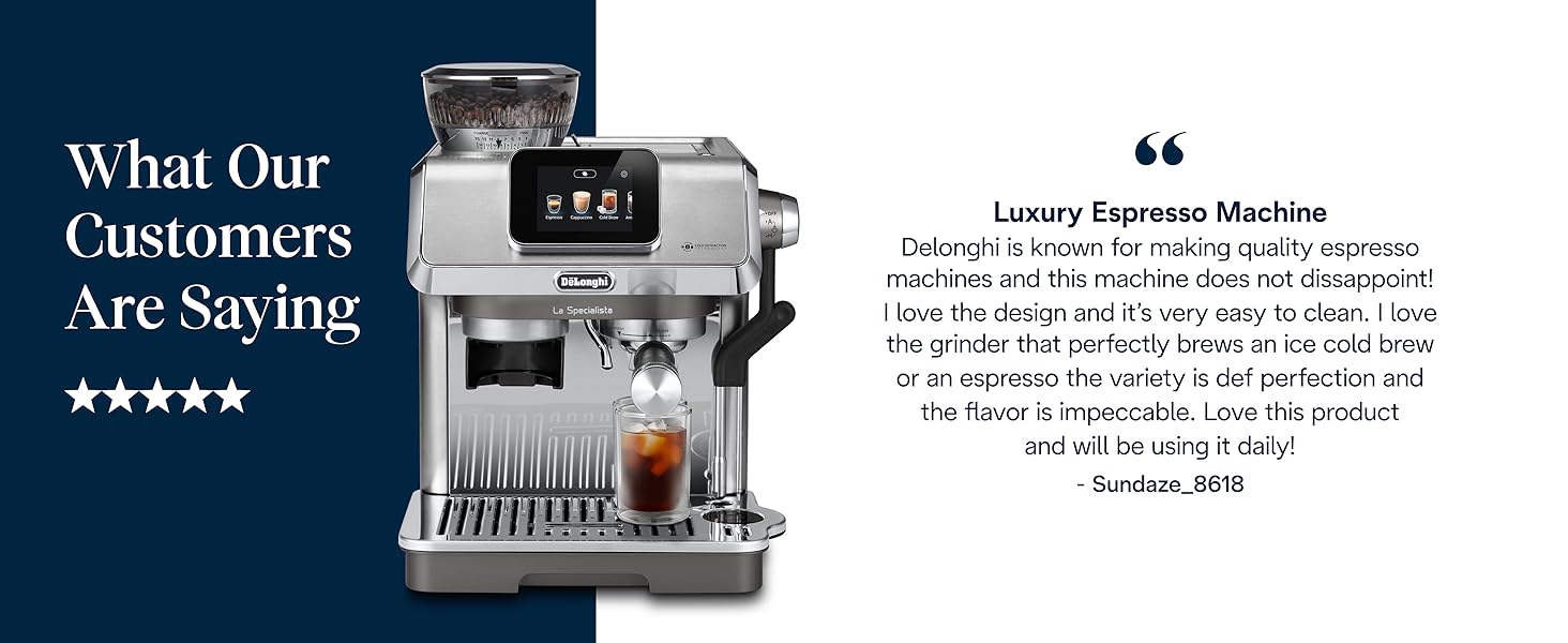 De'Longhi La Specialista Touch Espresso Machine