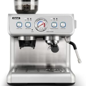 Gevi Dual Boiler Espresso Machine with Built-in Grinder