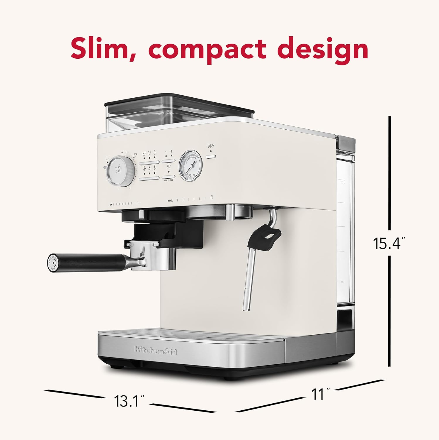 KitchenAid Semi-Automatic Espresso Machine with Burr Grinder