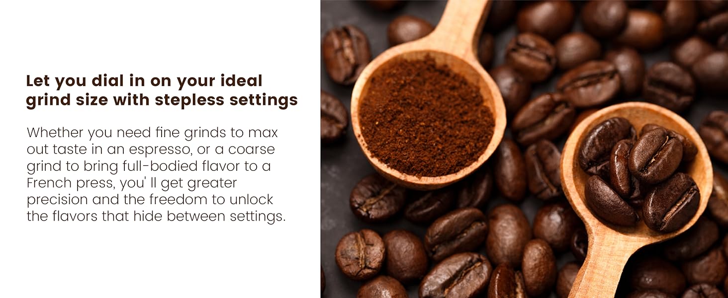 Gevi VelPro 400 Single Dose Coffee Grinder - Black Gloden