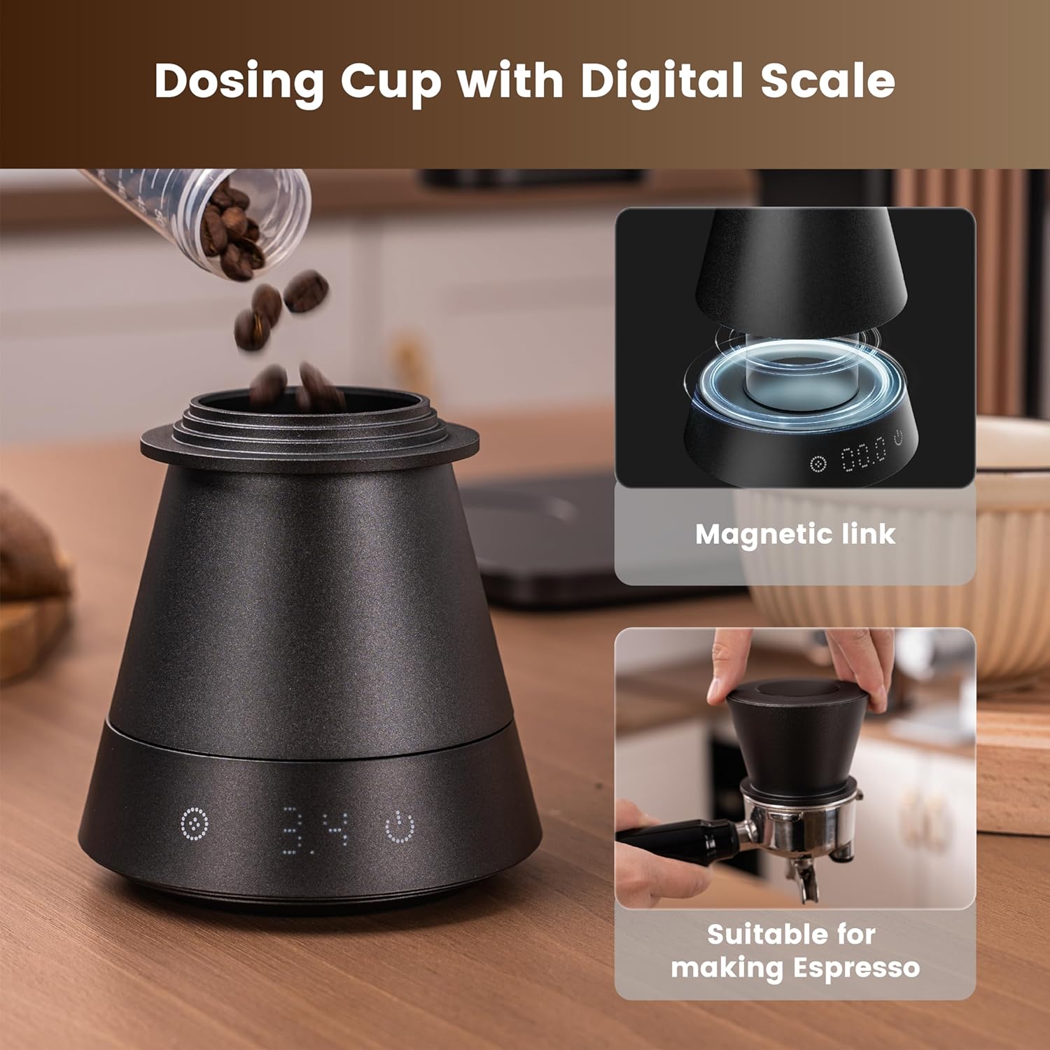 Gevi VelPro 400 Single Dose Coffee Grinder with Variable Speed