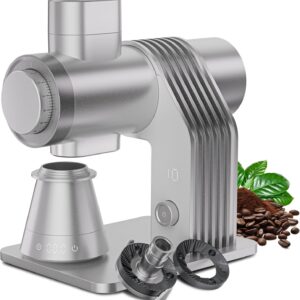 Gevi VelPro 400 Single Dose Coffee Grinder - Silver
