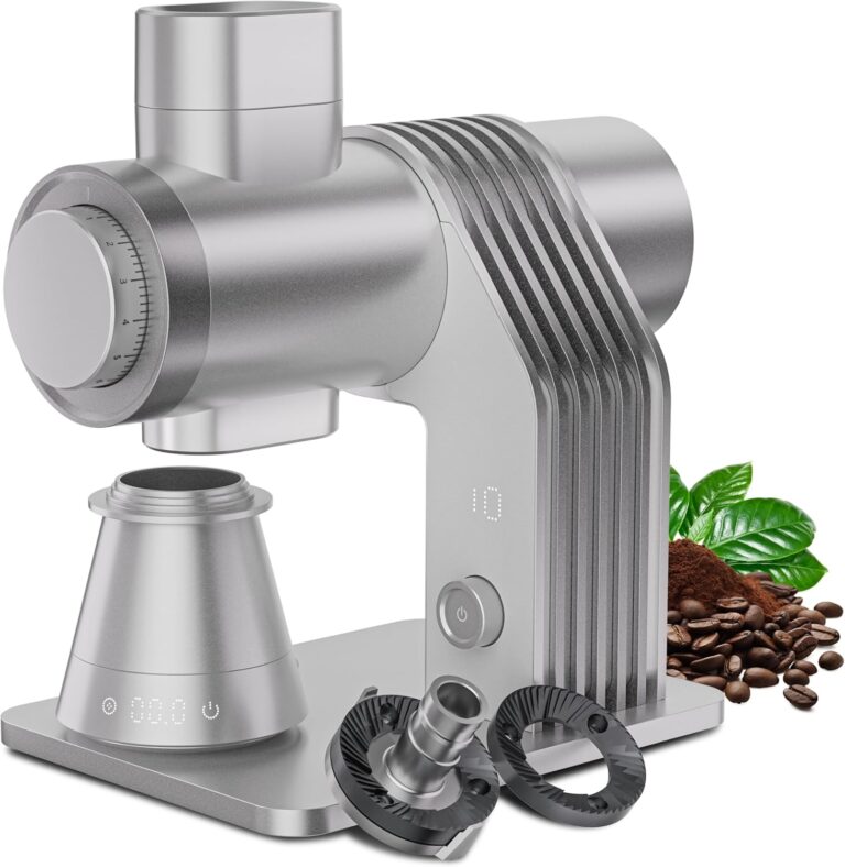 Gevi VelPro 400 Single Dose Coffee Grinder - Silver