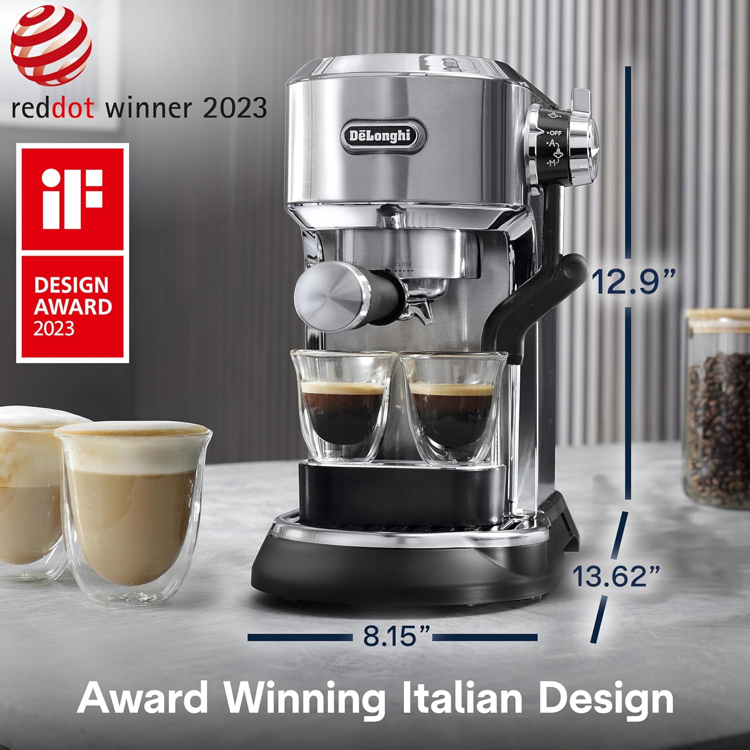 De'Longhi Dedica Maestro Plus Espresso Machine
