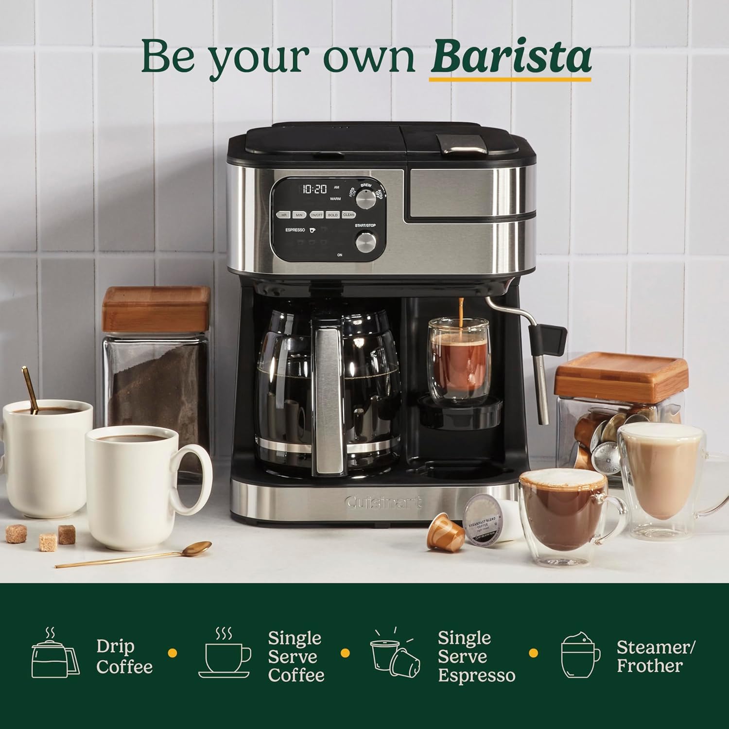 Cuisinart Coffee Center Barista Bar 4-in-1 Coffee Maker