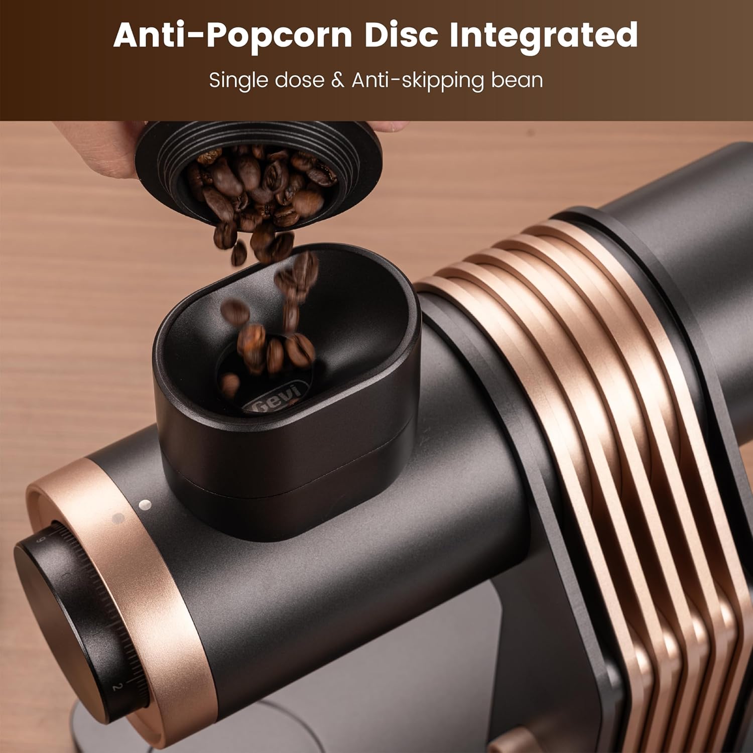 Gevi VelPro 400 Single Dose Coffee Grinder with Variable Speed