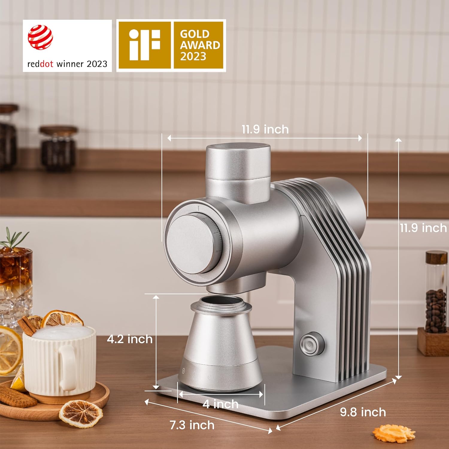 Gevi VelPro 400 Single Dose Espresso Grinder with Variable Speed