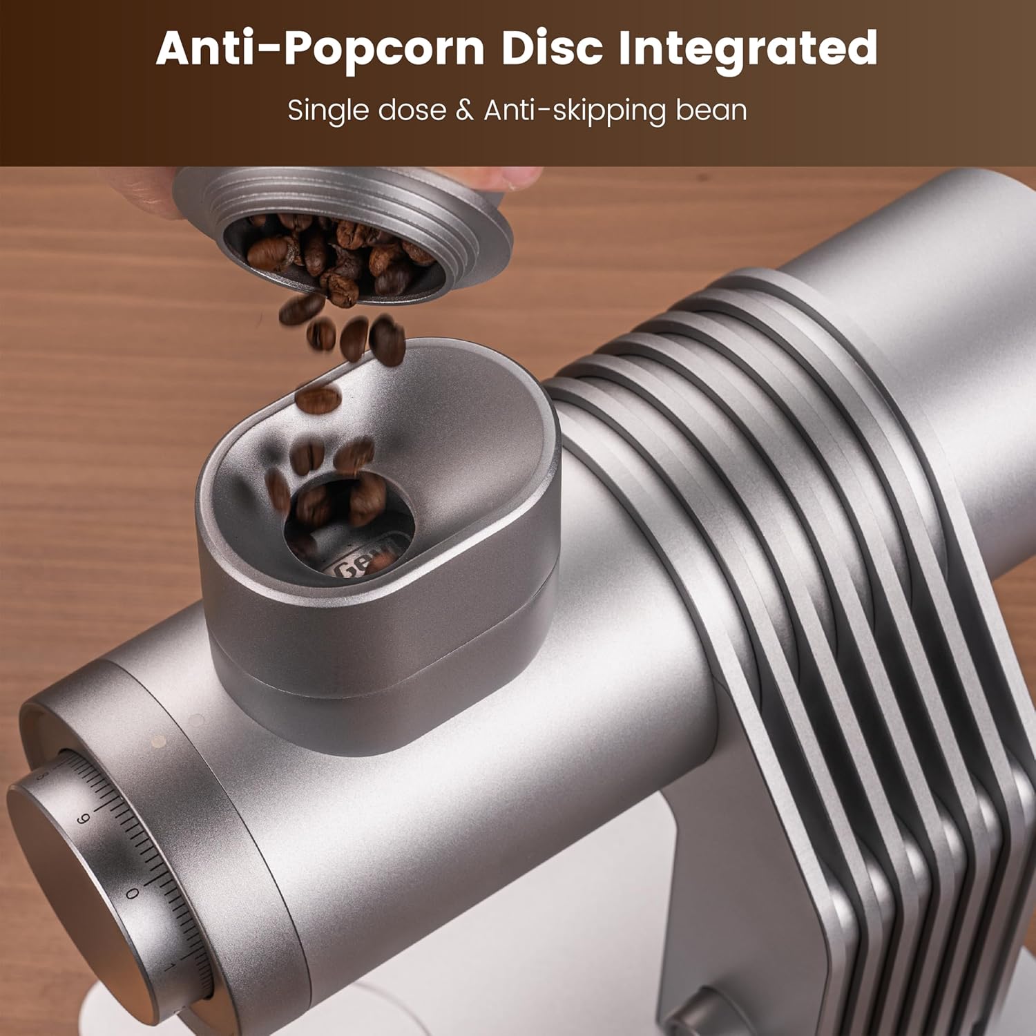 Gevi VelPro 400 Single Dose Espresso Grinder with Variable Speed